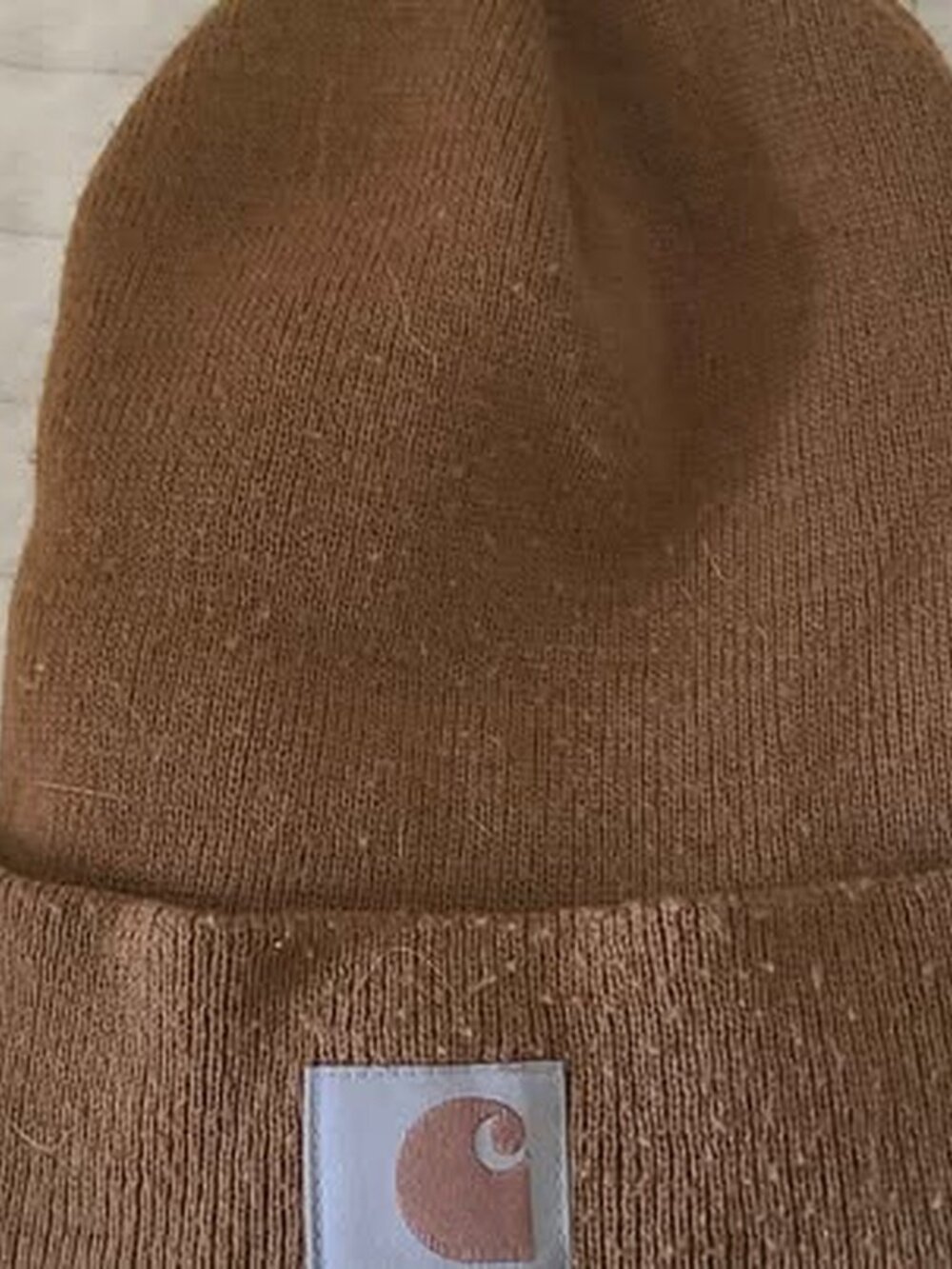 Carhartt Brown Knit Beanie